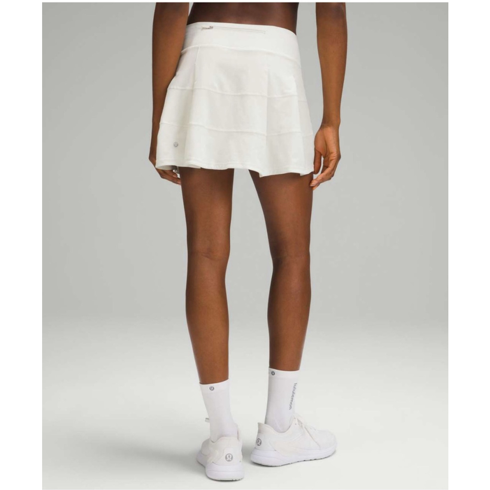 Lululemon Pace Rival Mid-Rise Skirt Skort *Long Bone Size 10